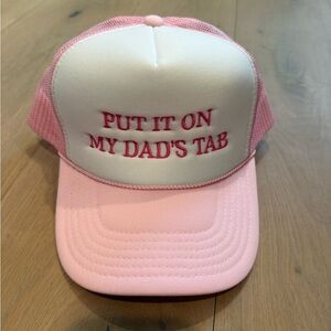 Pink and White Trucker Hat